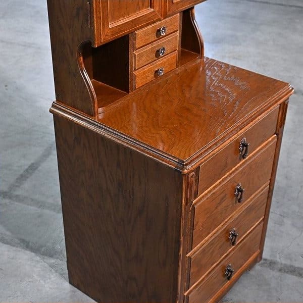 Vintage Frisiertisch Bruges mit Spiegel und Hocker von Mitsukoshi