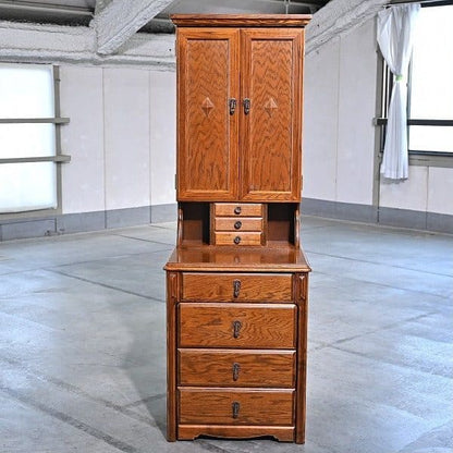 Vintage Frisiertisch Bruges mit Spiegel und Hocker von Mitsukoshi