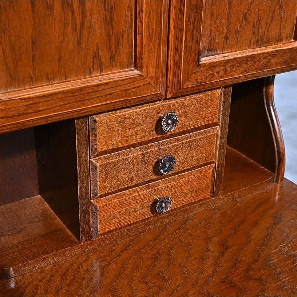 Vintage Frisiertisch Bruges mit Spiegel und Hocker von Mitsukoshi