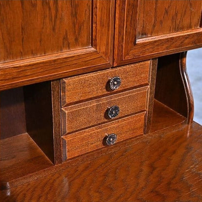 Vintage Frisiertisch Bruges mit Spiegel und Hocker von Mitsukoshi