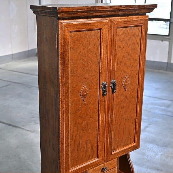 Vintage Frisiertisch Bruges mit Spiegel und Hocker von Mitsukoshi