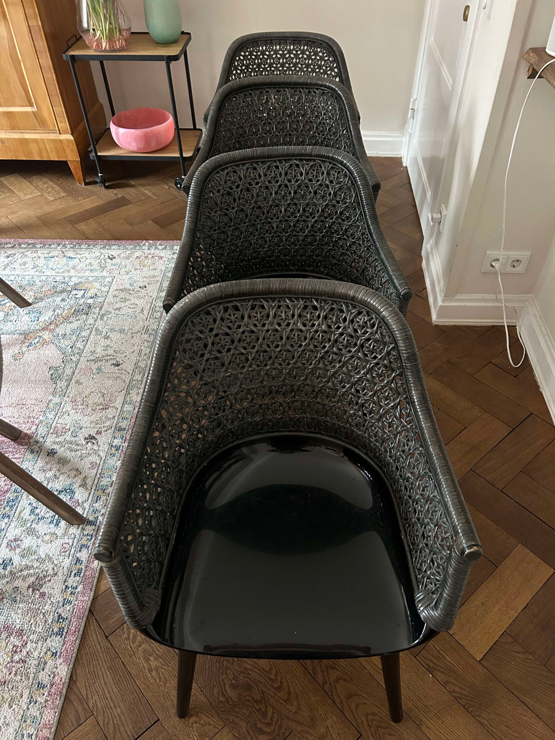 Vintage Stuhl Cyborg Elegant von Marcel Wanders für Magis Set von 4