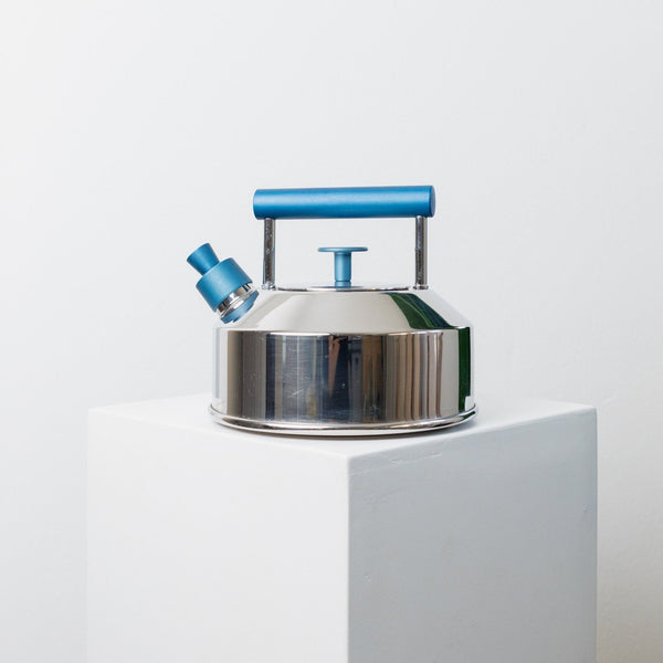 Bouilloire vintage en acier inoxydable par Raunkjaer Kjaergaard pour Prandelli argent