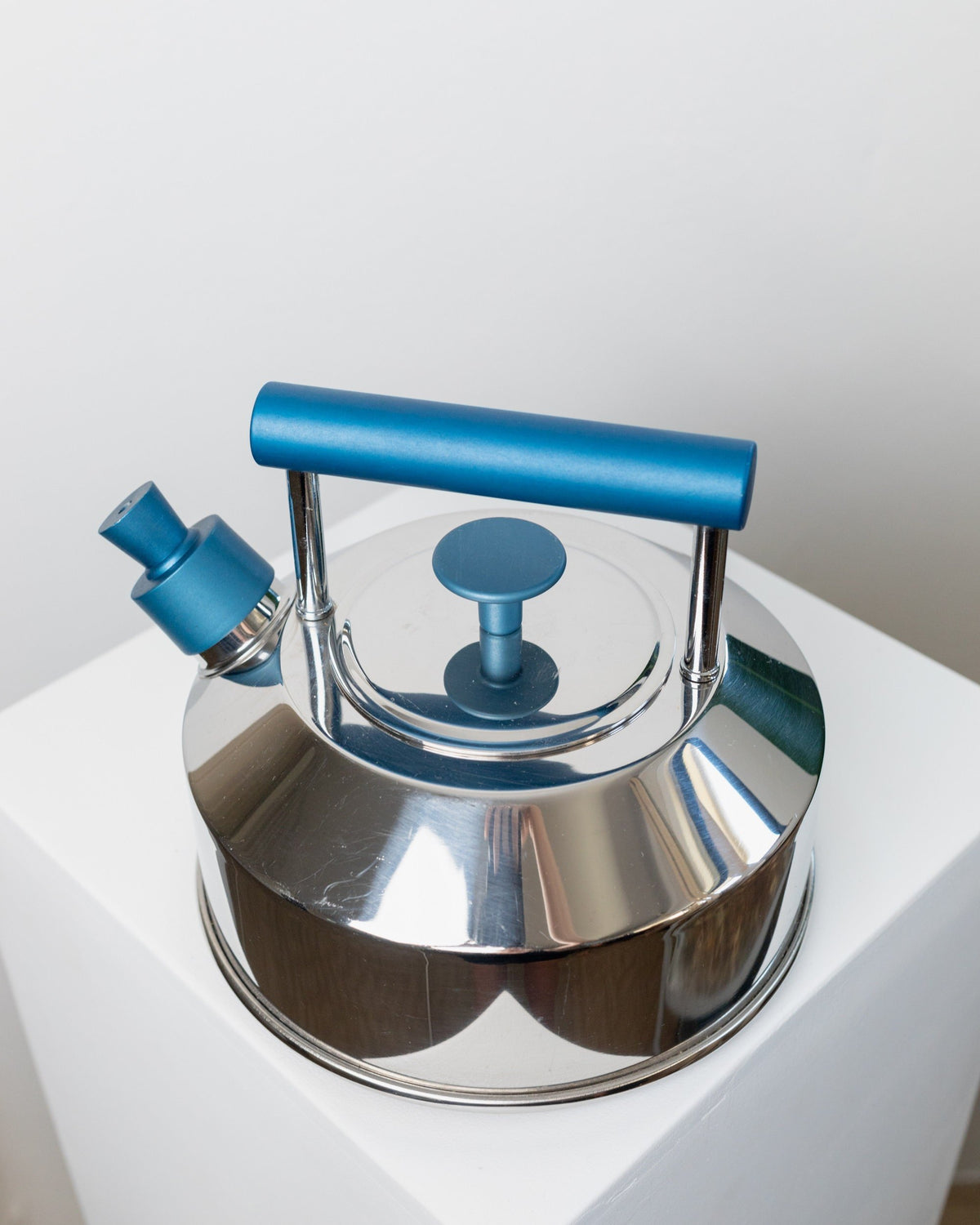 Bouilloire vintage en acier inoxydable par Raunkjaer Kjaergaard pour Prandelli argent
