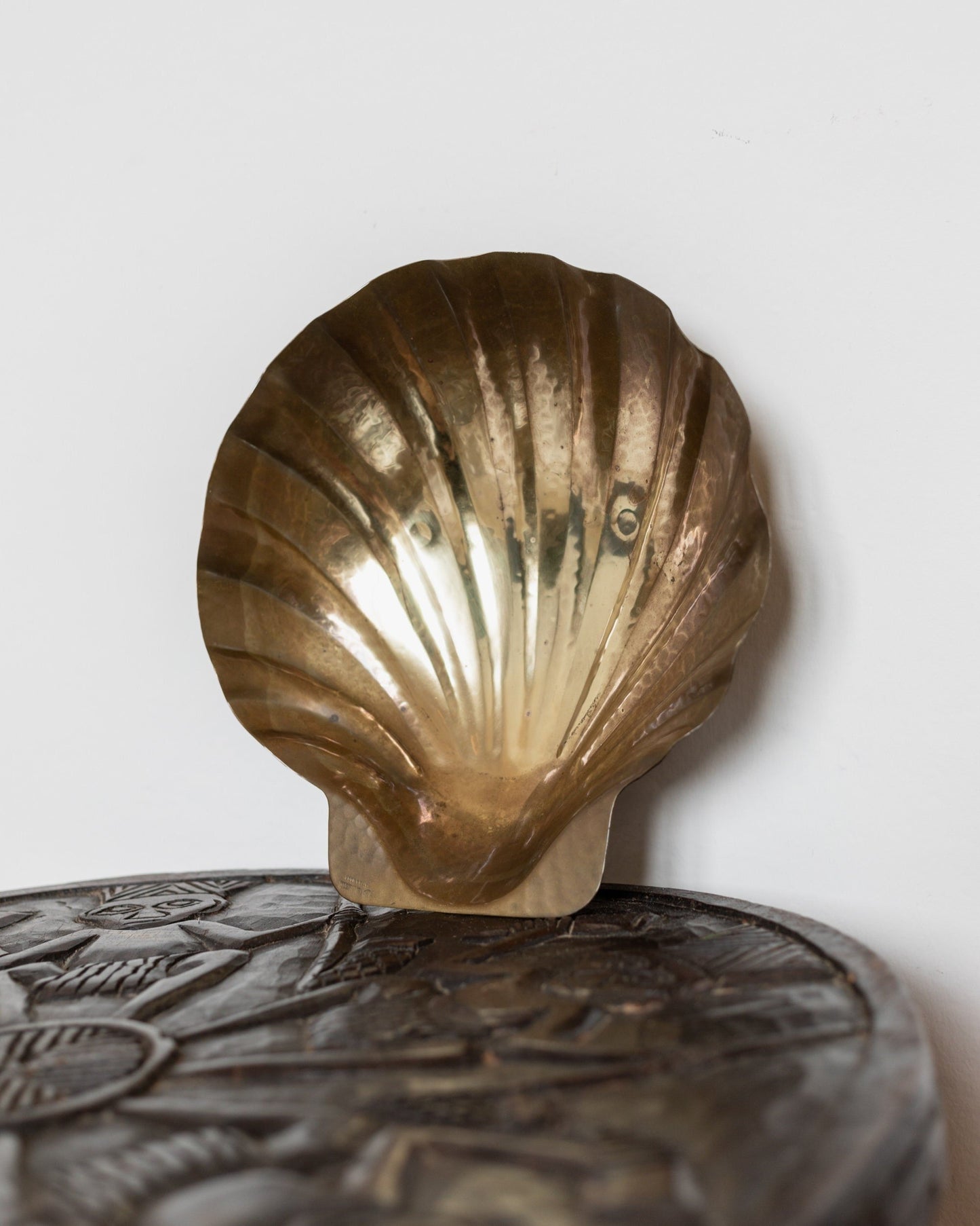 Vintage bowl brass by Renzo Cassetti gold Mid Century Design Italy 1960s