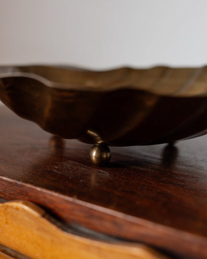 Vintage bowl brass by Renzo Cassetti gold Mid Century Design Italy 1960s