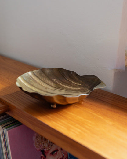 Vintage bowl brass by Renzo Cassetti gold Mid Century Design Italy 1960s