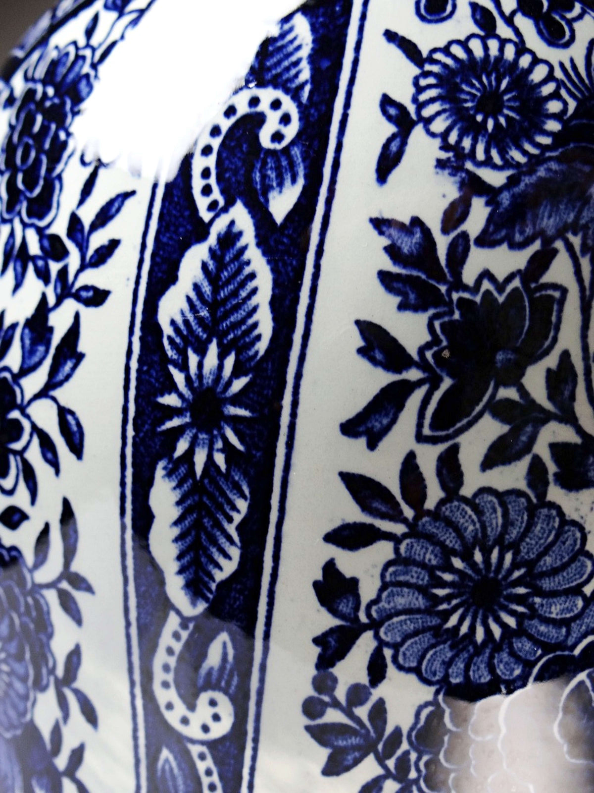 Vintage Deckeldose Boch Holland Royal Sphinx Delfter Blau