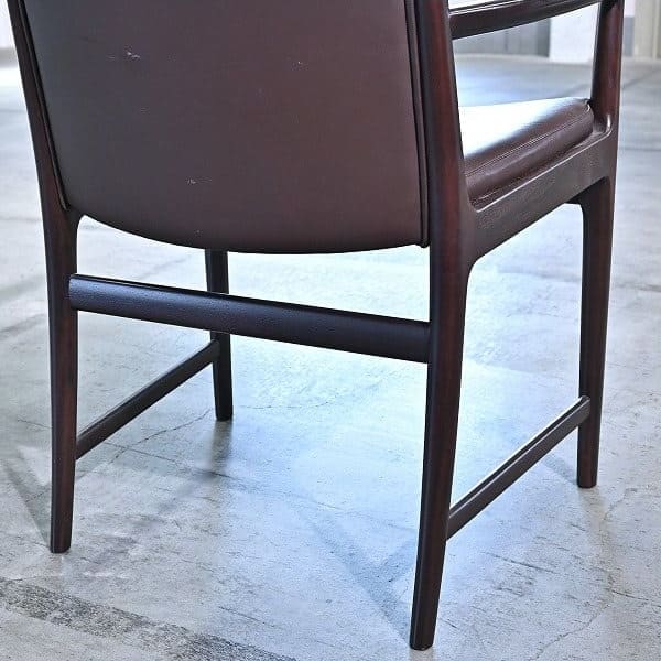 Vintage Stuhl von Kai Lyngfeld Larsen für Dänemark, Armlehne, Rosenholz