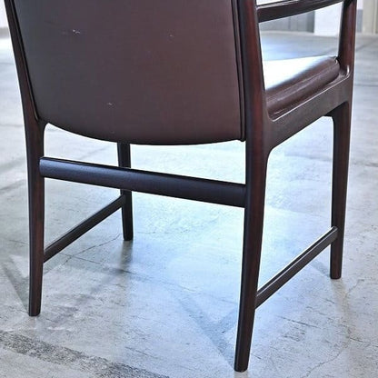 Vintage Stuhl von Kai Lyngfeld Larsen für Dänemark, Armlehne, Rosenholz