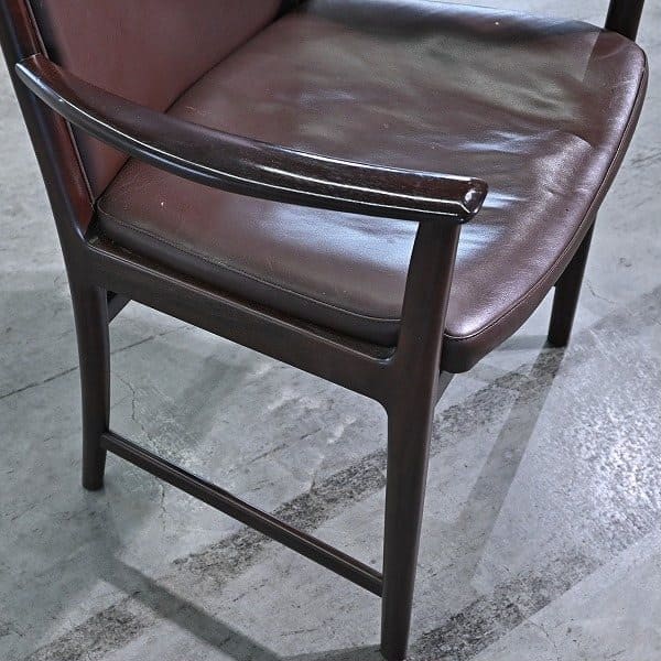 Vintage Stuhl von Kai Lyngfeld Larsen für Dänemark, Armlehne, Rosenholz