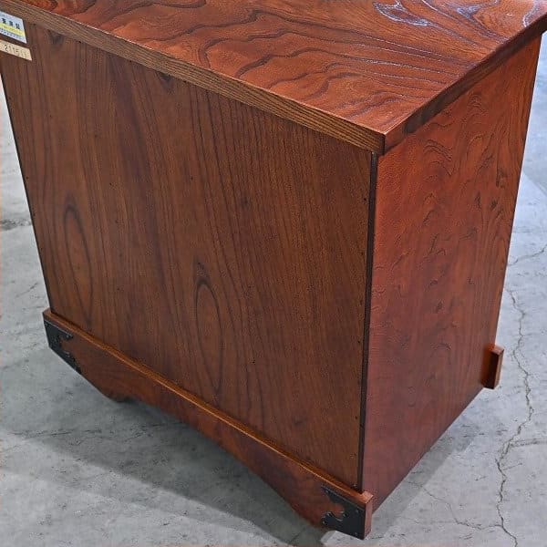 Vintage Kommode Ginga 5 von Iwayado Tansu auf Rollen, Kirschholz, japanisch, gebraucht