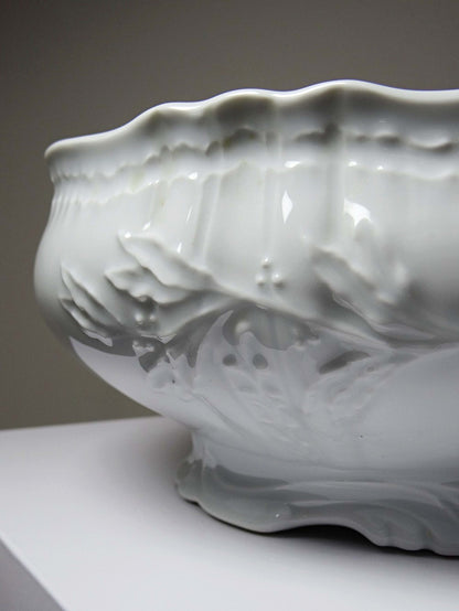 Vintage Salatschüssel "Louvre", Bernardaud zugeschrieben, Limoges Porzellan
