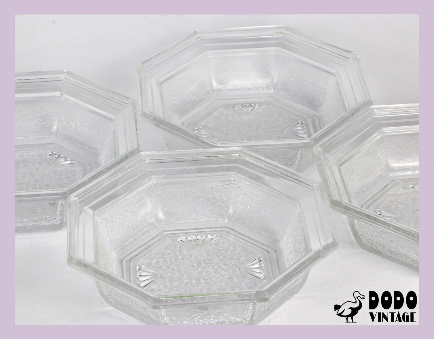 Vintage Schale WMF Bleikristall von 1907 Art Deco Revival 80er Set von 5