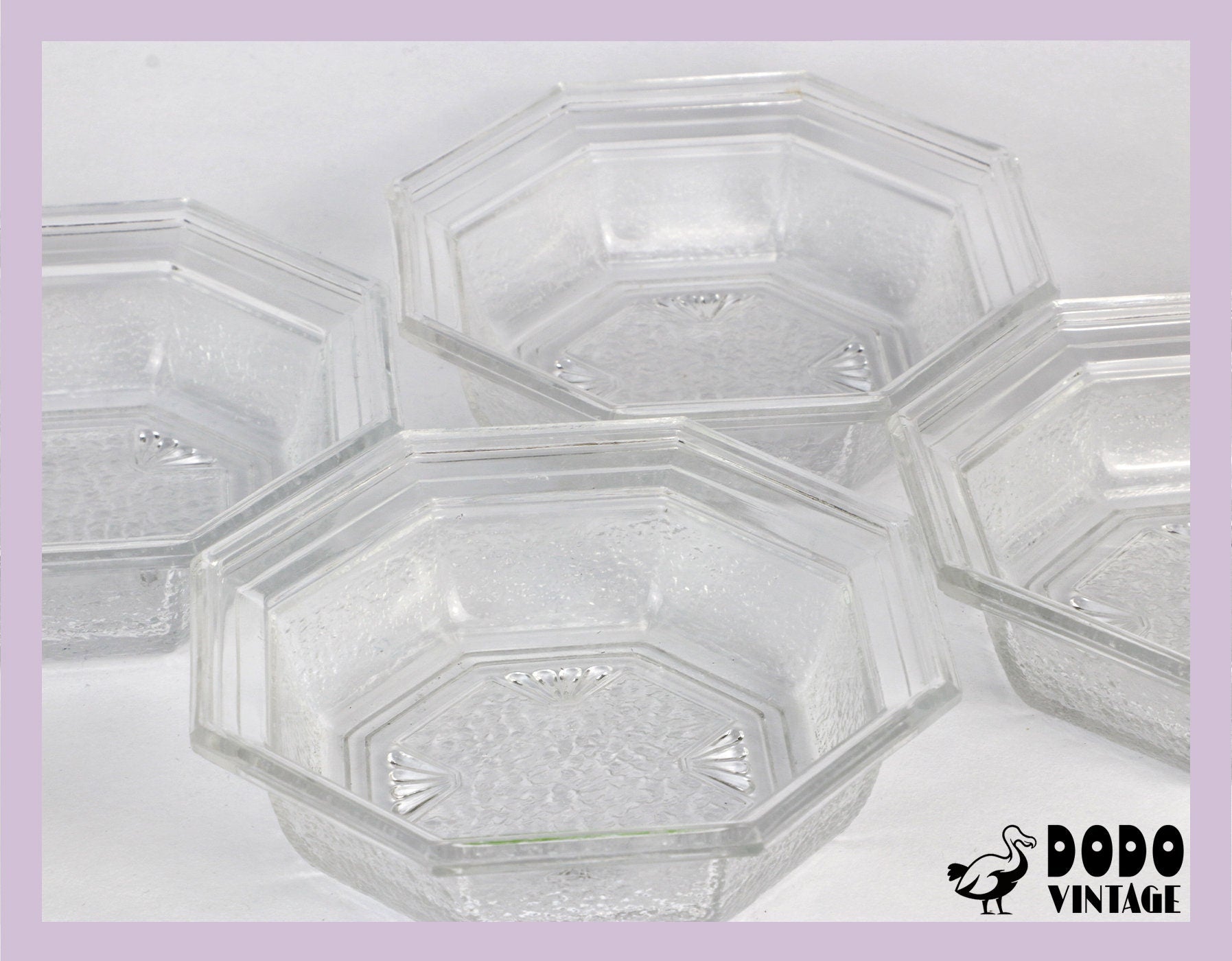Vintage Schale WMF Bleikristall von 1907 Art Deco Revival 80er Set von 5