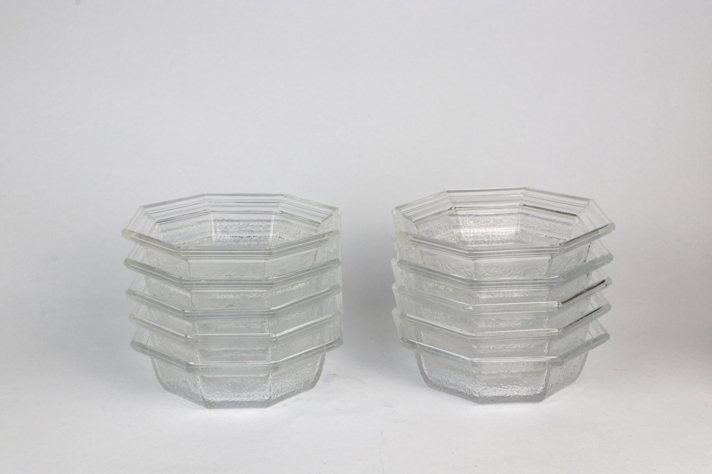 Vintage Schale WMF Bleikristall von 1907 Art Deco Revival 80er Set von 5