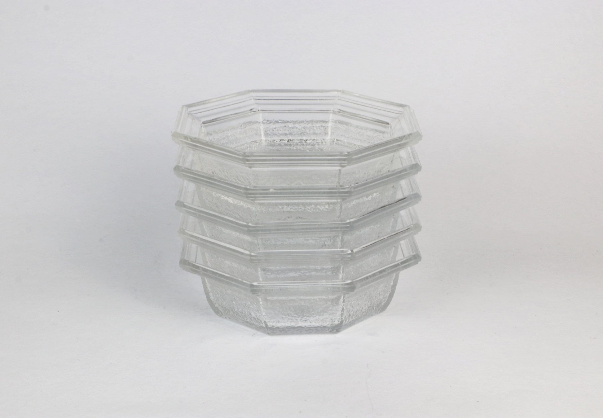 Vintage Schale WMF Bleikristall von 1907 Art Deco Revival 80er Set von 5