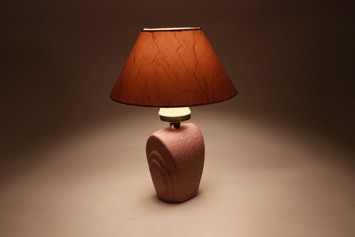 Vintage Tischlampe Lila von Peill und Putzler