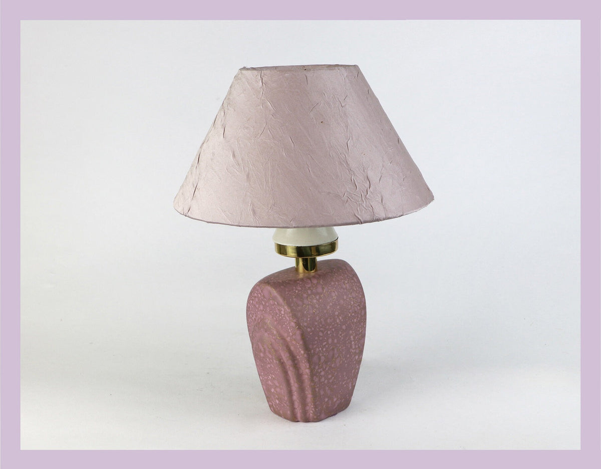 Vintage Tischlampe Lila von Peill und Putzler