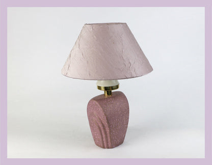 Vintage Tischlampe Lila von Peill und Putzler