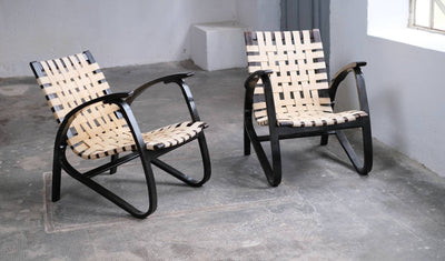 Vintage bentwood armchair by Jan Vanek for unknown, Art Deco
