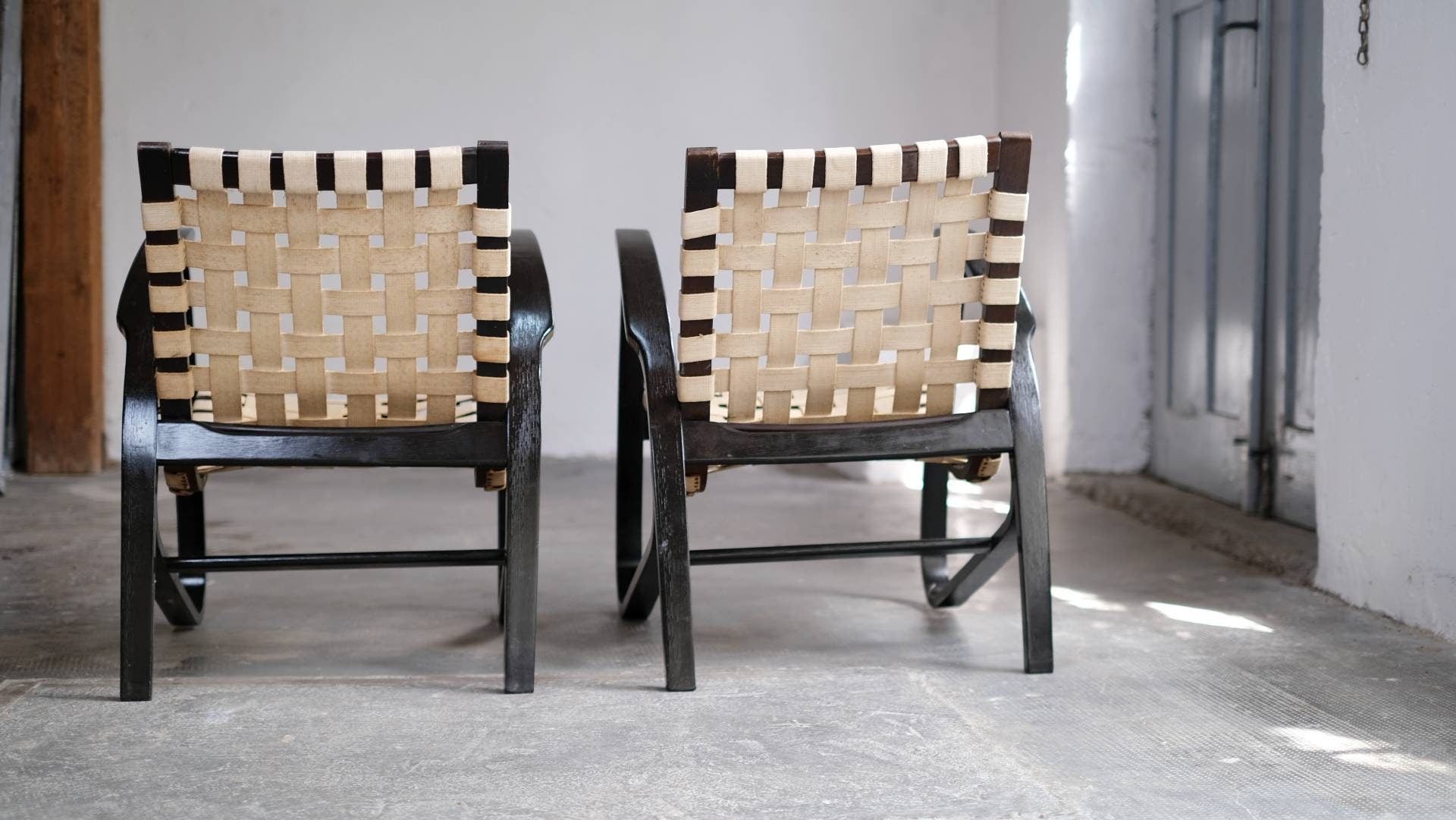 Vintage Bugholz Sessel von Jan Vanek für unbekannt, Art déco