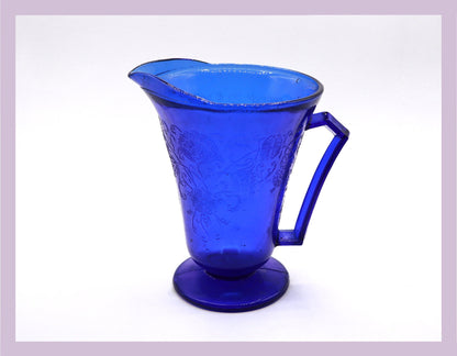 Vintage Karaffe Kobalt Blau Glas Ornamente 70er von Iittala