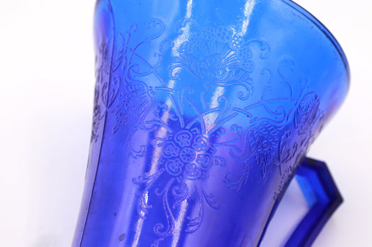 Vintage Karaffe Kobalt Blau Glas Ornamente 70er von Iittala