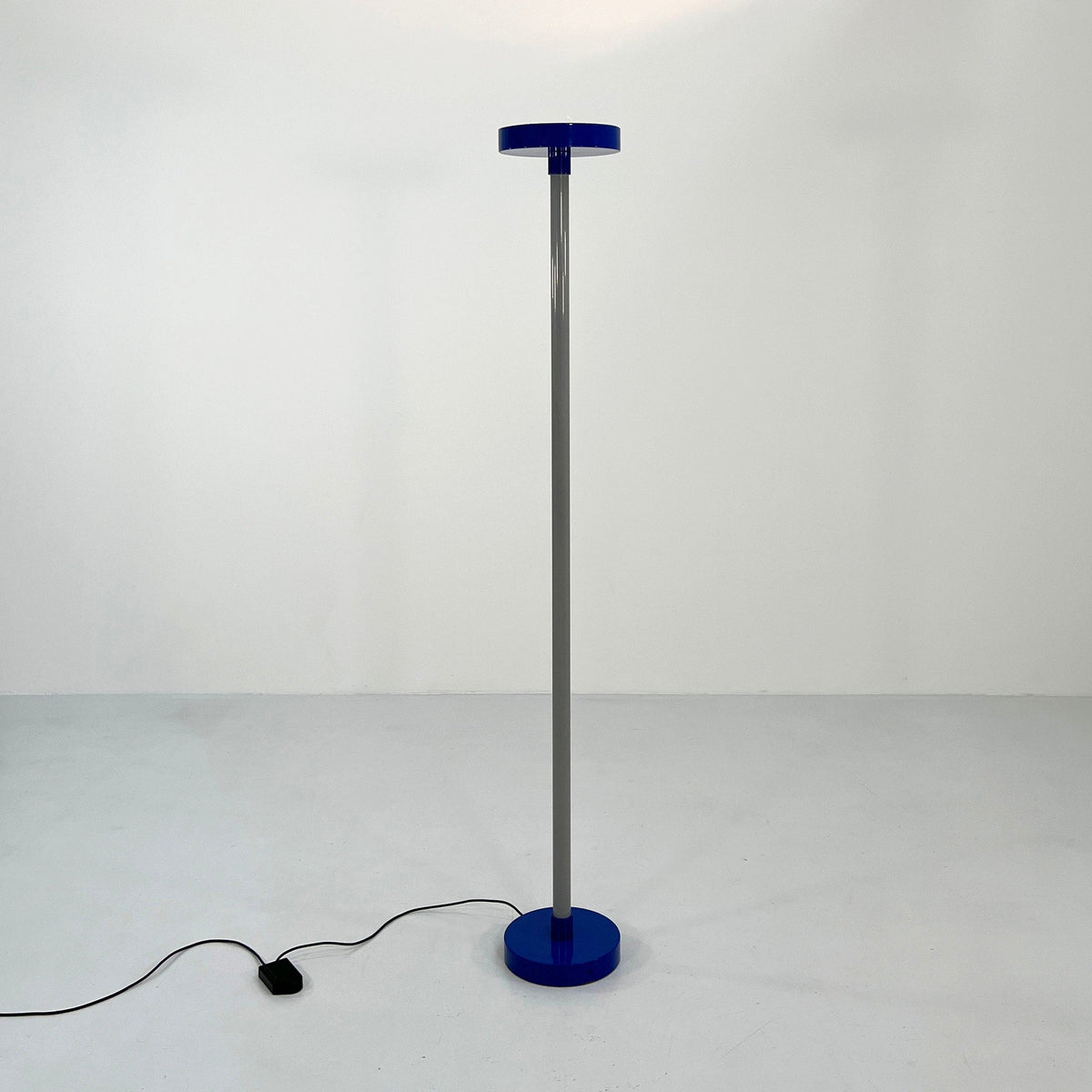 Vintage Beam floor lamp by Ettore Sottsass for Bieffeplast blue