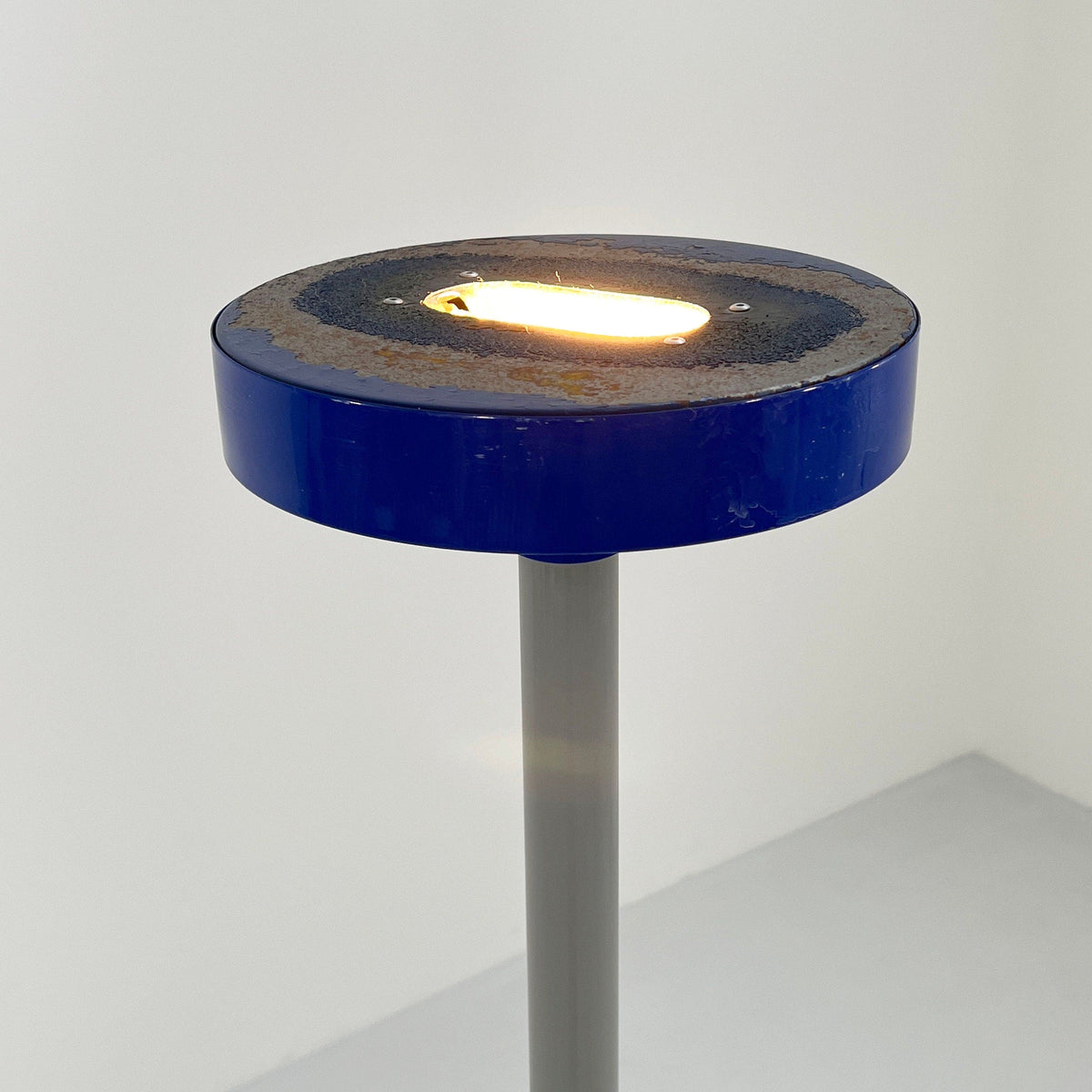 Vintage Beam floor lamp by Ettore Sottsass for Bieffeplast blue