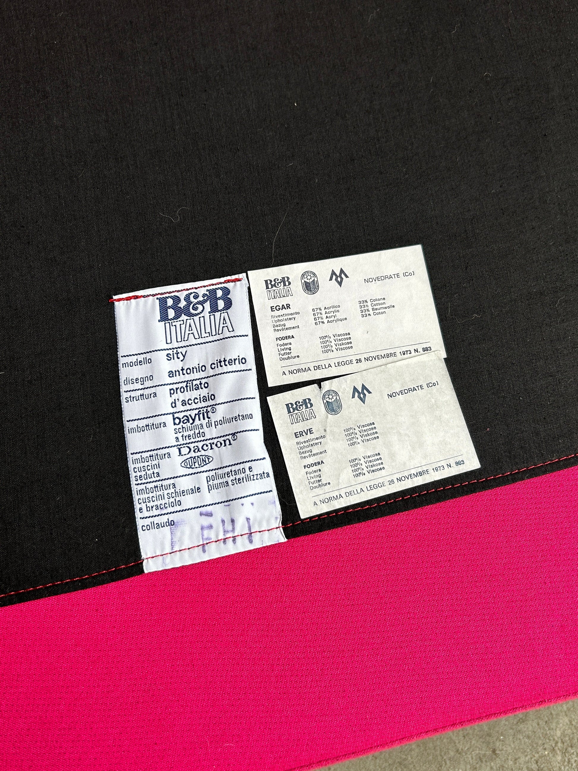 Vintage Sity Modulsofa von Antonio Citterio für B&B Italia Memphis Design