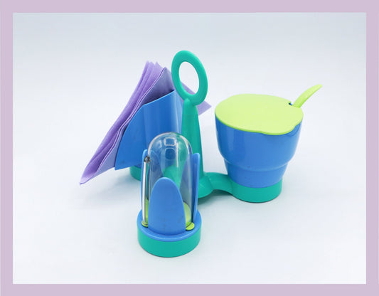 Vintage Menage Tupperware von Ettore Sottsass Pastell 80er 90er