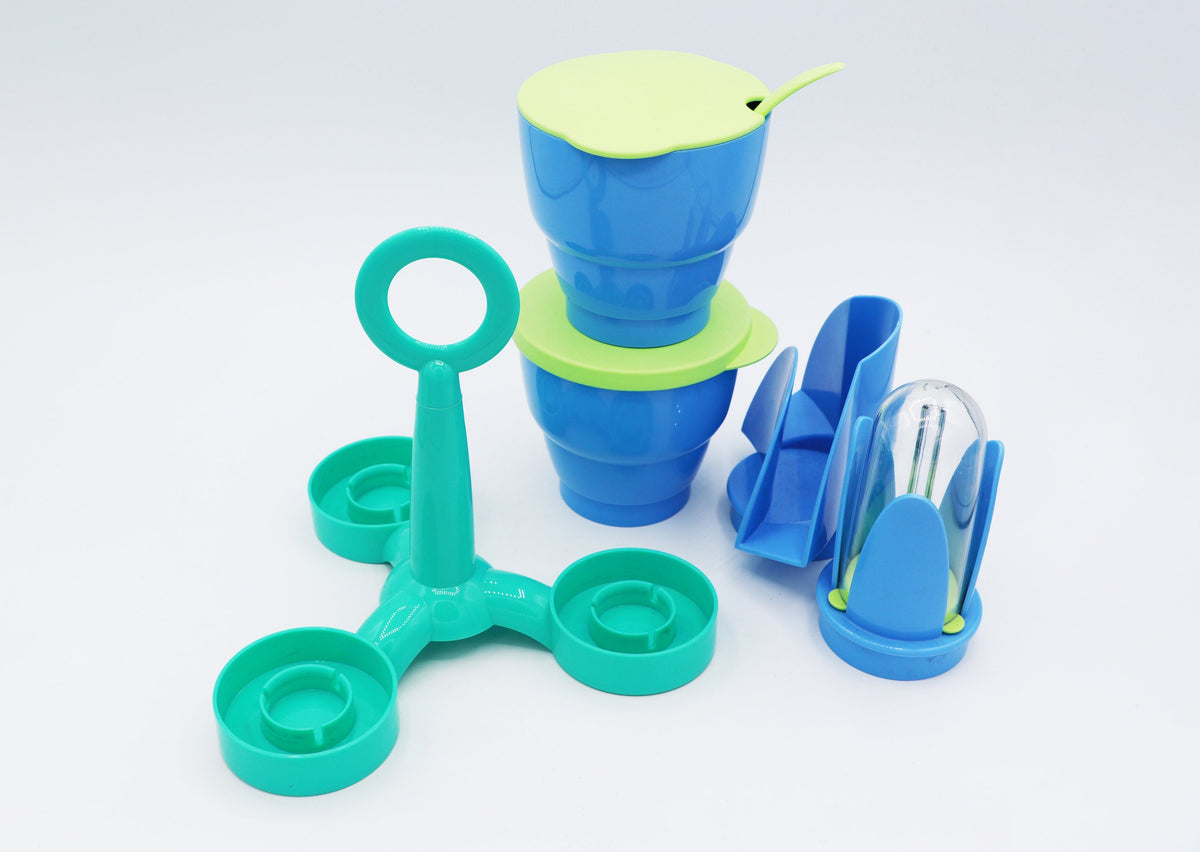 Vintage Menage Tupperware von Ettore Sottsass Pastell 80er 90er