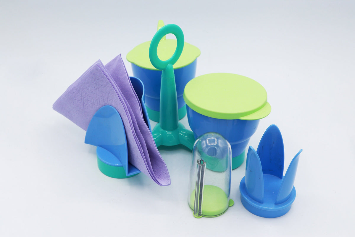 Vintage Menage Tupperware von Ettore Sottsass Pastell 80er 90er