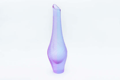 Vintage Vase Alexandrite Glass by Miroslav Klinger for ZBS Lilac Pink