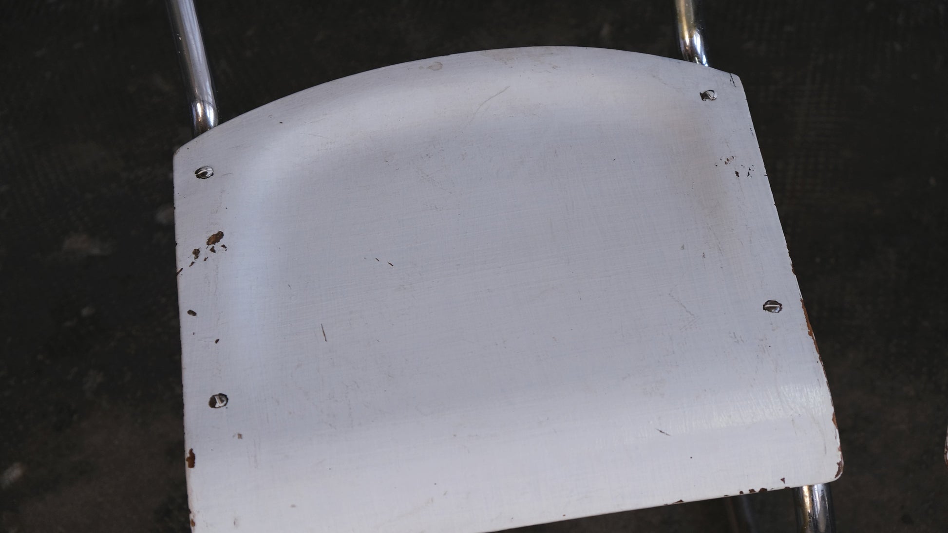 Vintage Bauhaus Freischwinger von Mart Stam für Thonet, weiß