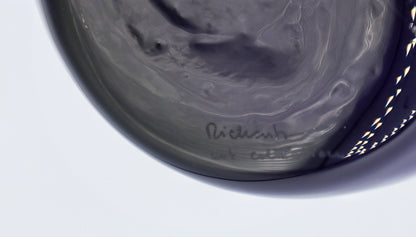 Vintage Vase H J Richartz von Mathildenhütte Kobalt Blau 80er 90er