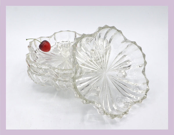 Vintage Schale Sakura Kirschblüte Frankreich Art Deco Revival 1980er
