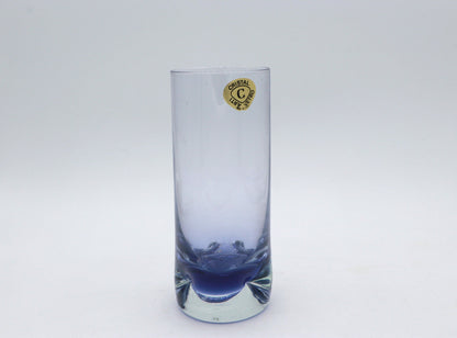 Vintage Trinkglas Murano Glas von Cristal Arti Vetro Violett 60er 70er Set von 6
