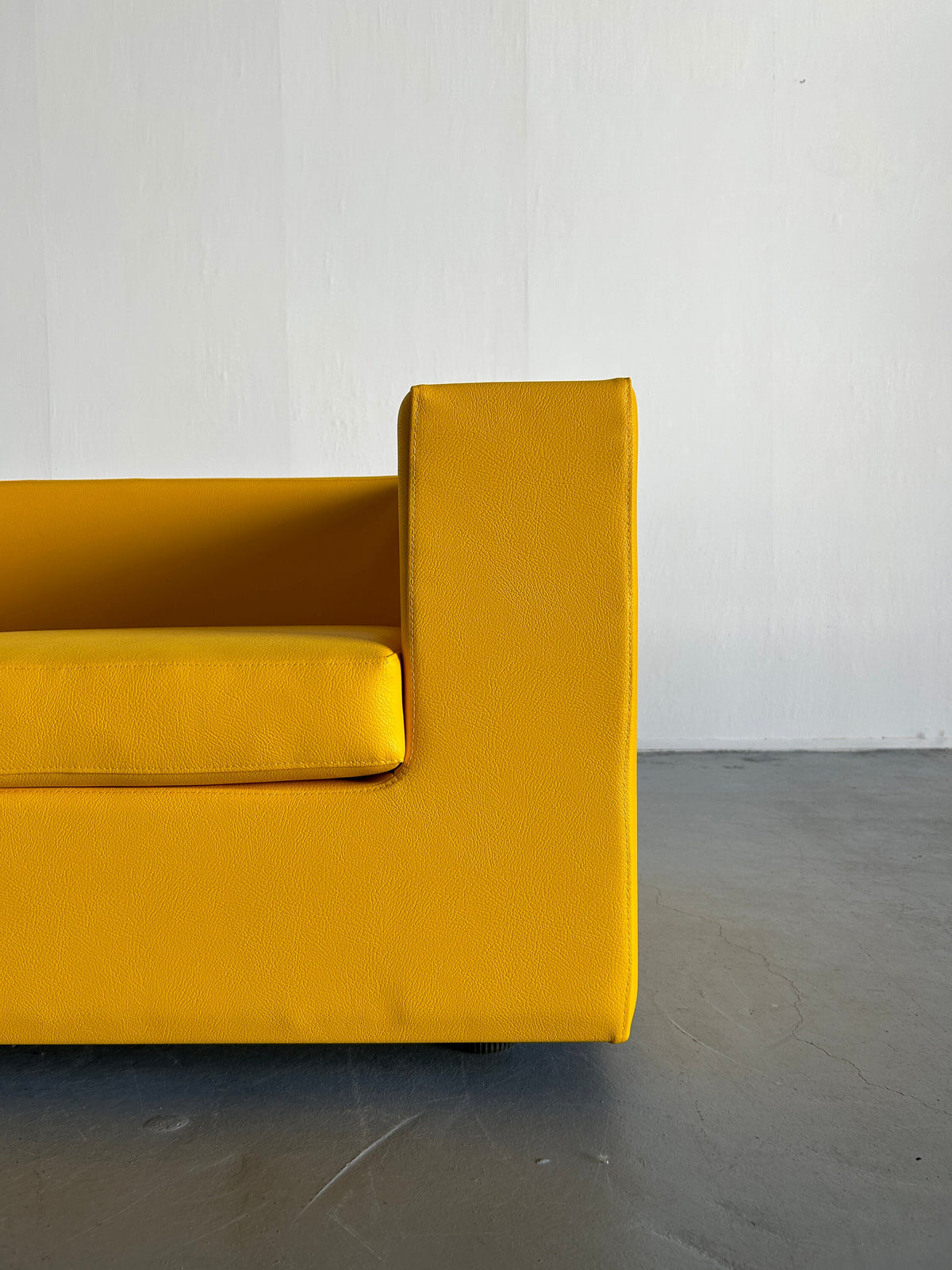 Vintage "Throw-Away" Sofa von Willie Landels für Zanotta Gelb Space Age 1965