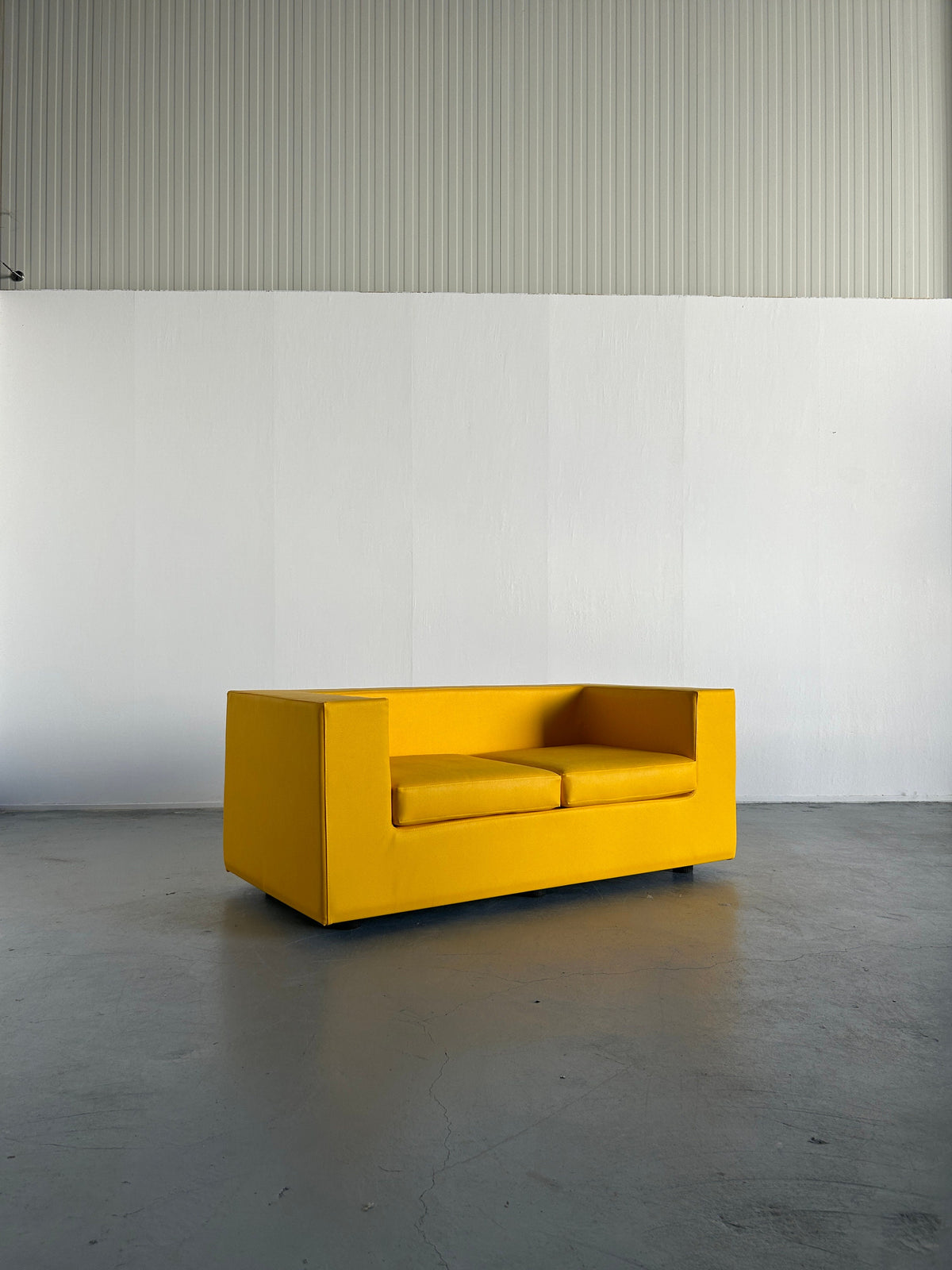 Vintage "Throw-Away" Sofa von Willie Landels für Zanotta Gelb Space Age 1965