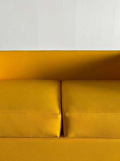 Vintage "Throw-Away" Sofa von Willie Landels für Zanotta Gelb Space Age 1965