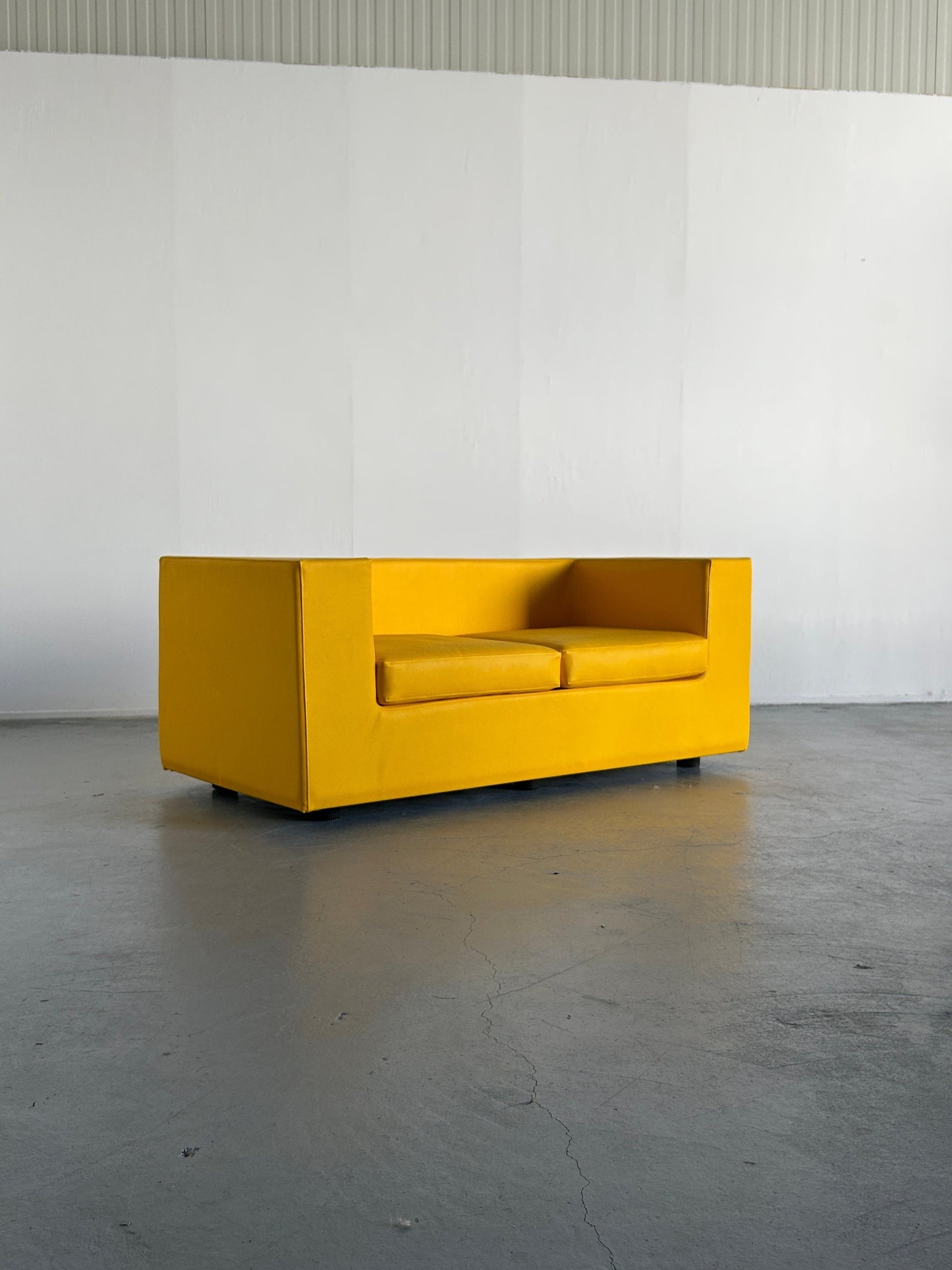 Vintage "Throw-Away" Sofa von Willie Landels für Zanotta Gelb Space Age 1965