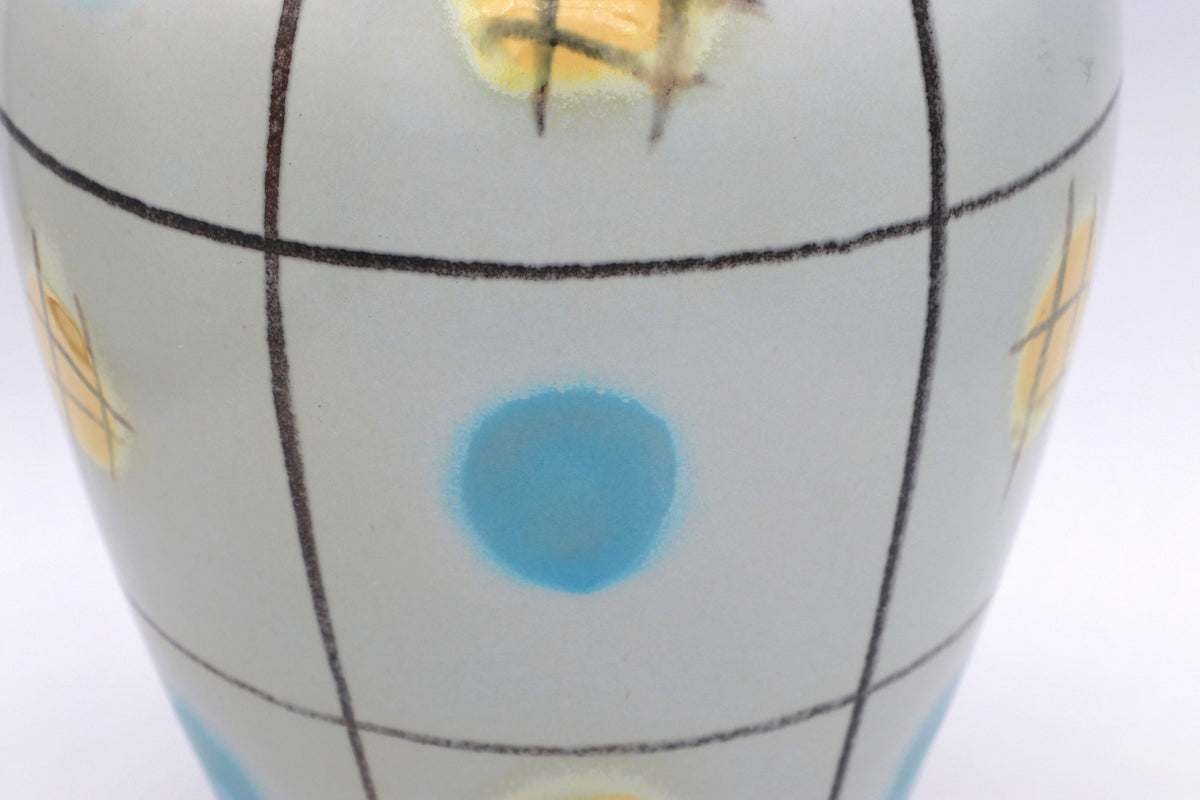 Vintage Keramikvase "Viktoria" in Mintgrün, Mid-Century