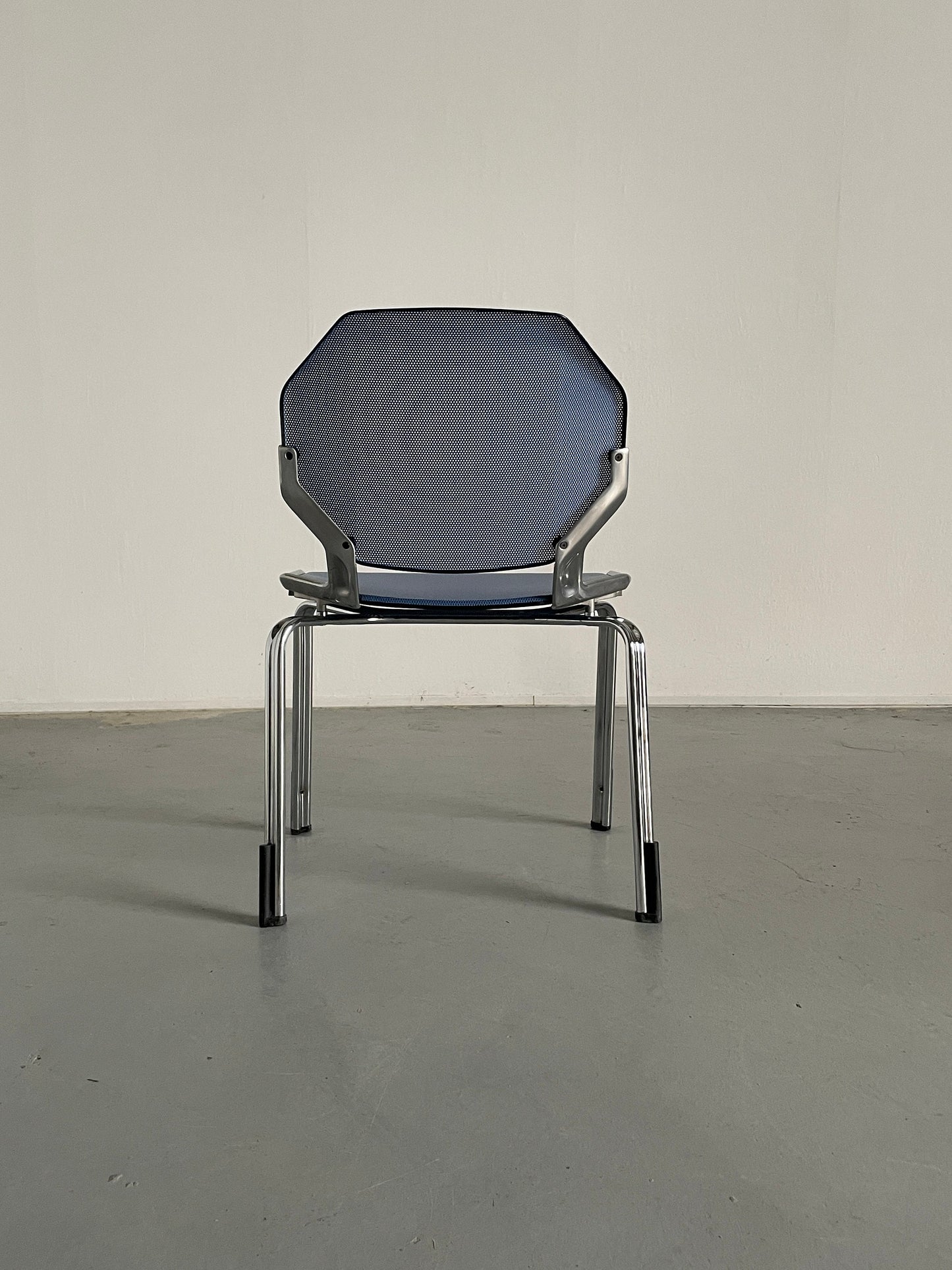 Vintage Stuhl von Fröscher Sitform für Fröscher Sitform Grün, Blau