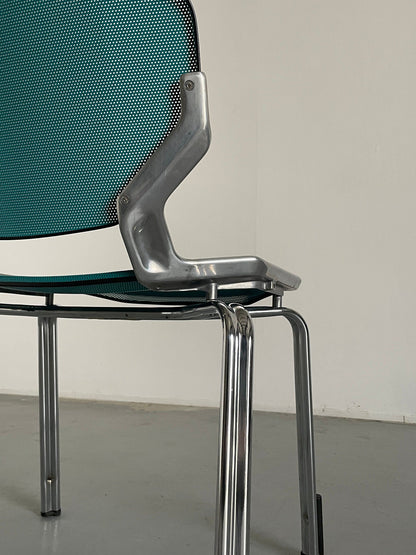 Vintage chair by Fröscher Sitform Blue Space Age