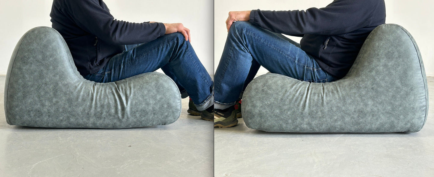 Vintage Lounge Chair Italien Mid-Century-Modern 1970er Set von 2