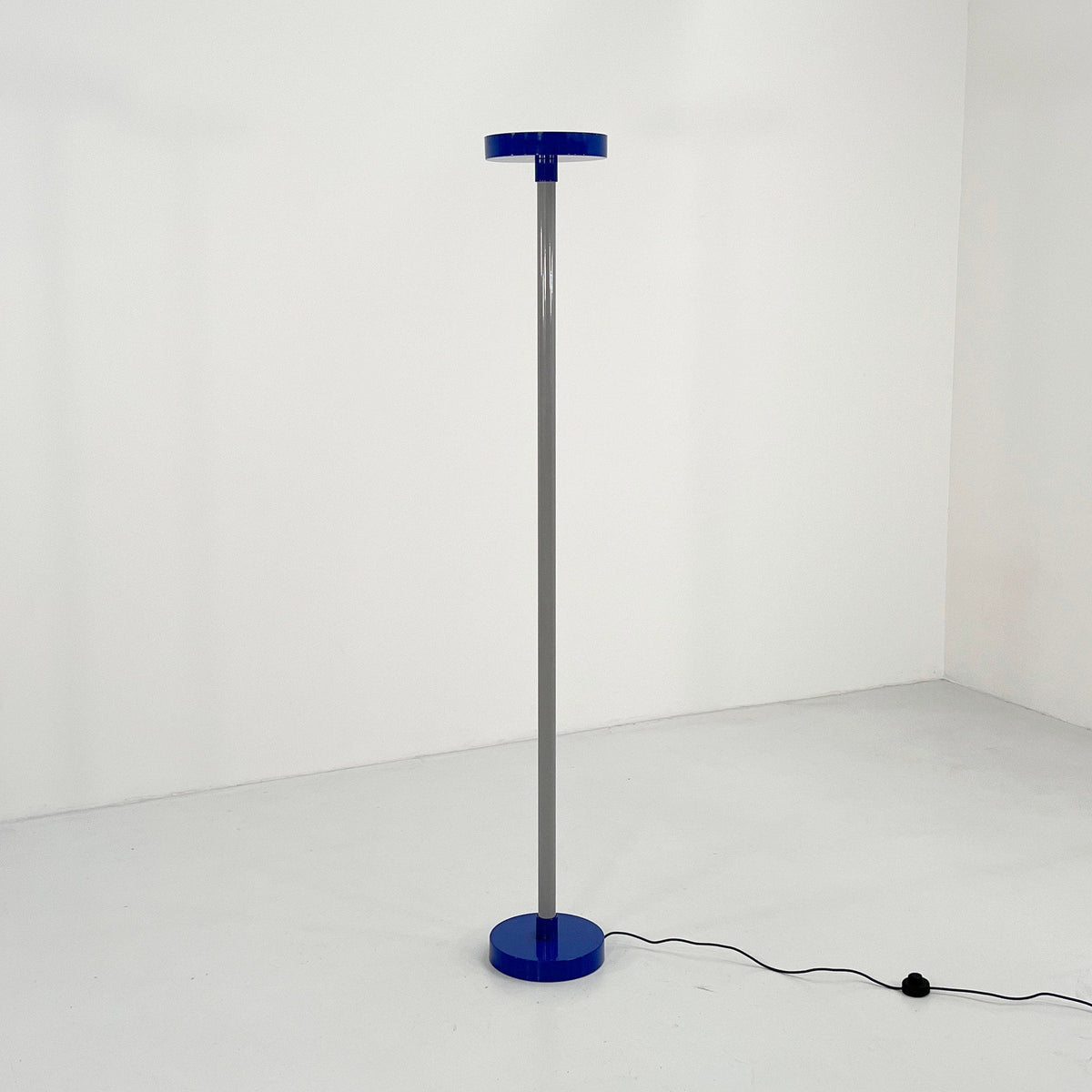 Vintage Beam floor lamp by Ettore Sottsass for Bieffeplast blue