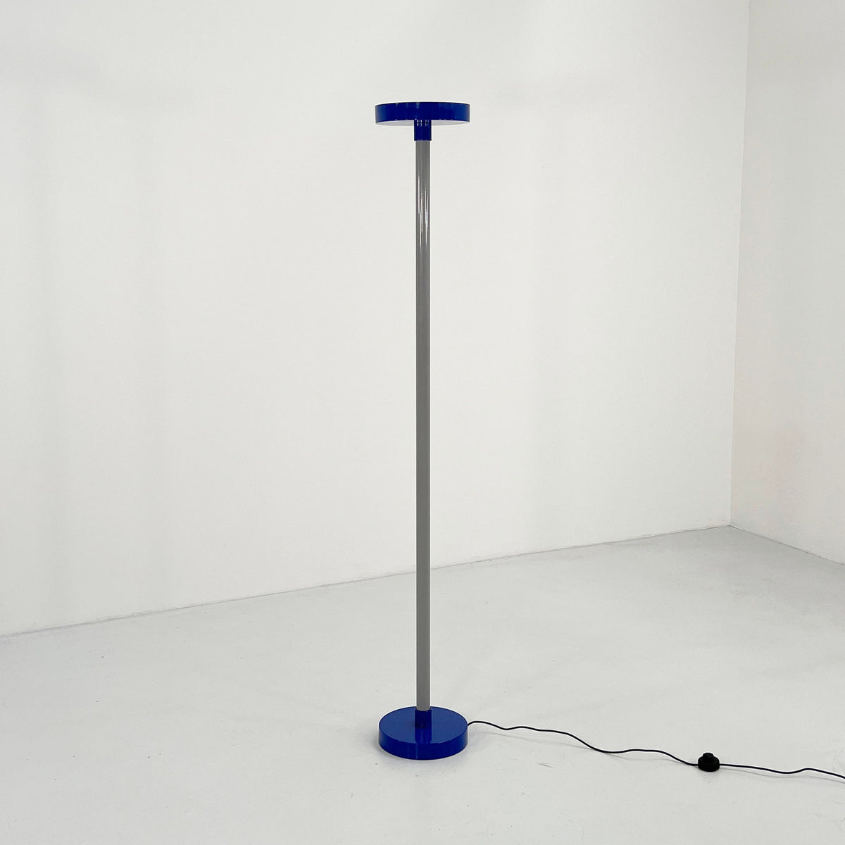 Vintage Beam floor lamp by Ettore Sottsass for Bieffeplast blue