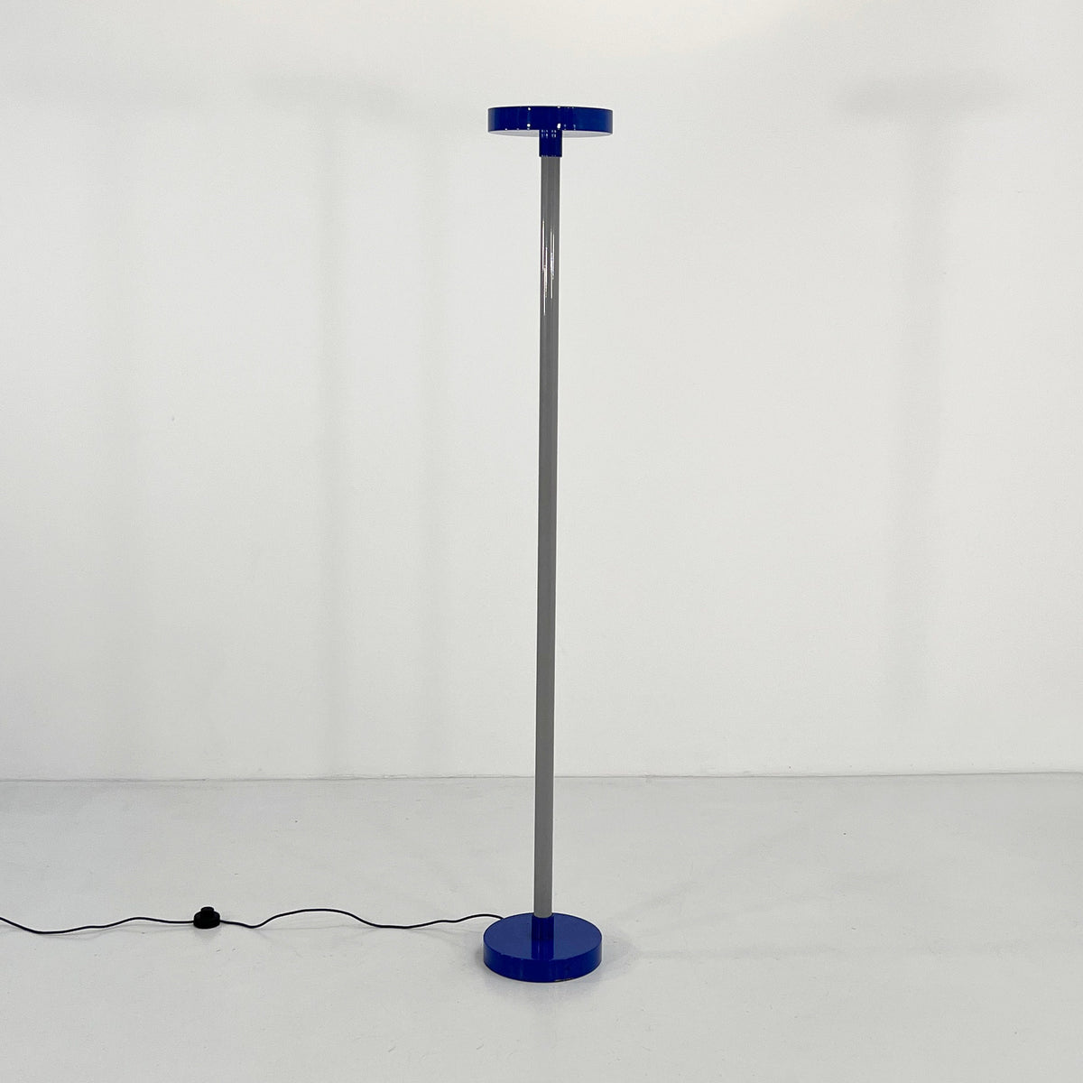 Vintage Beam floor lamp by Ettore Sottsass for Bieffeplast blue